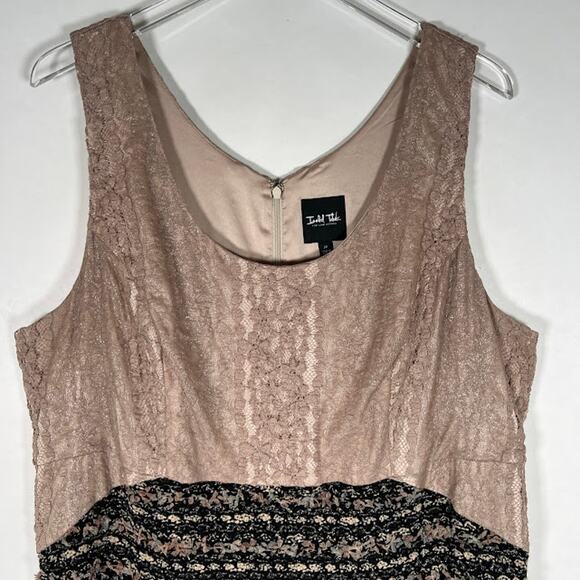 Isabel Toledo x Lane Bryant Tweed Boucle Lace Dress 20 Formal Ruffle Skirt - Picture 3 of 9